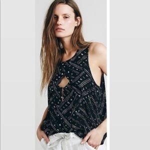 Free People Keyhole Tank Top - Size M